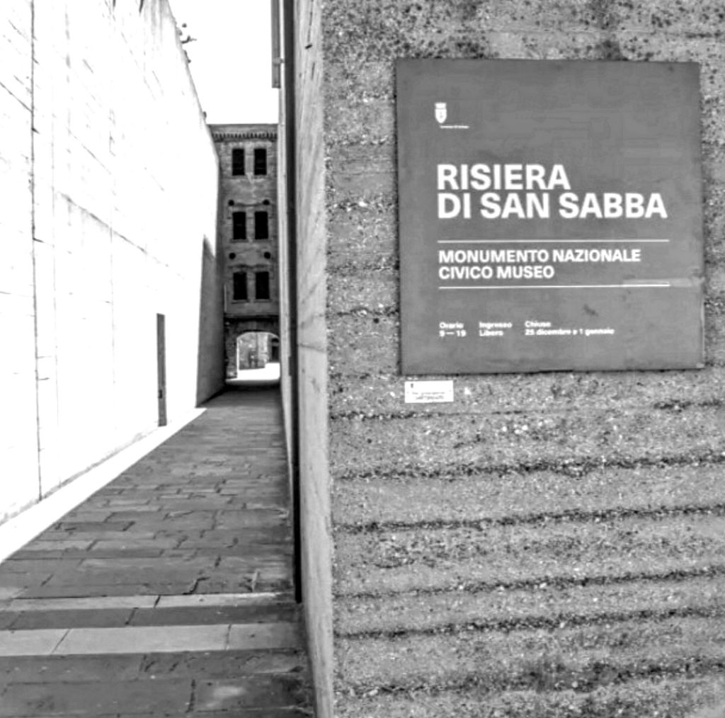 Trieste la Giornata della memoria- l'ingresso dellaRisiera