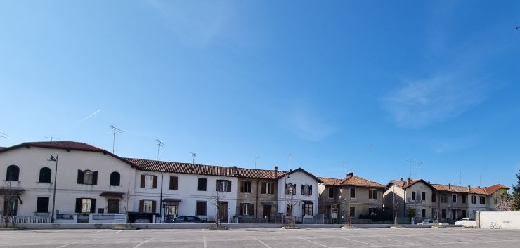 case operai nel villaggio di Panzano